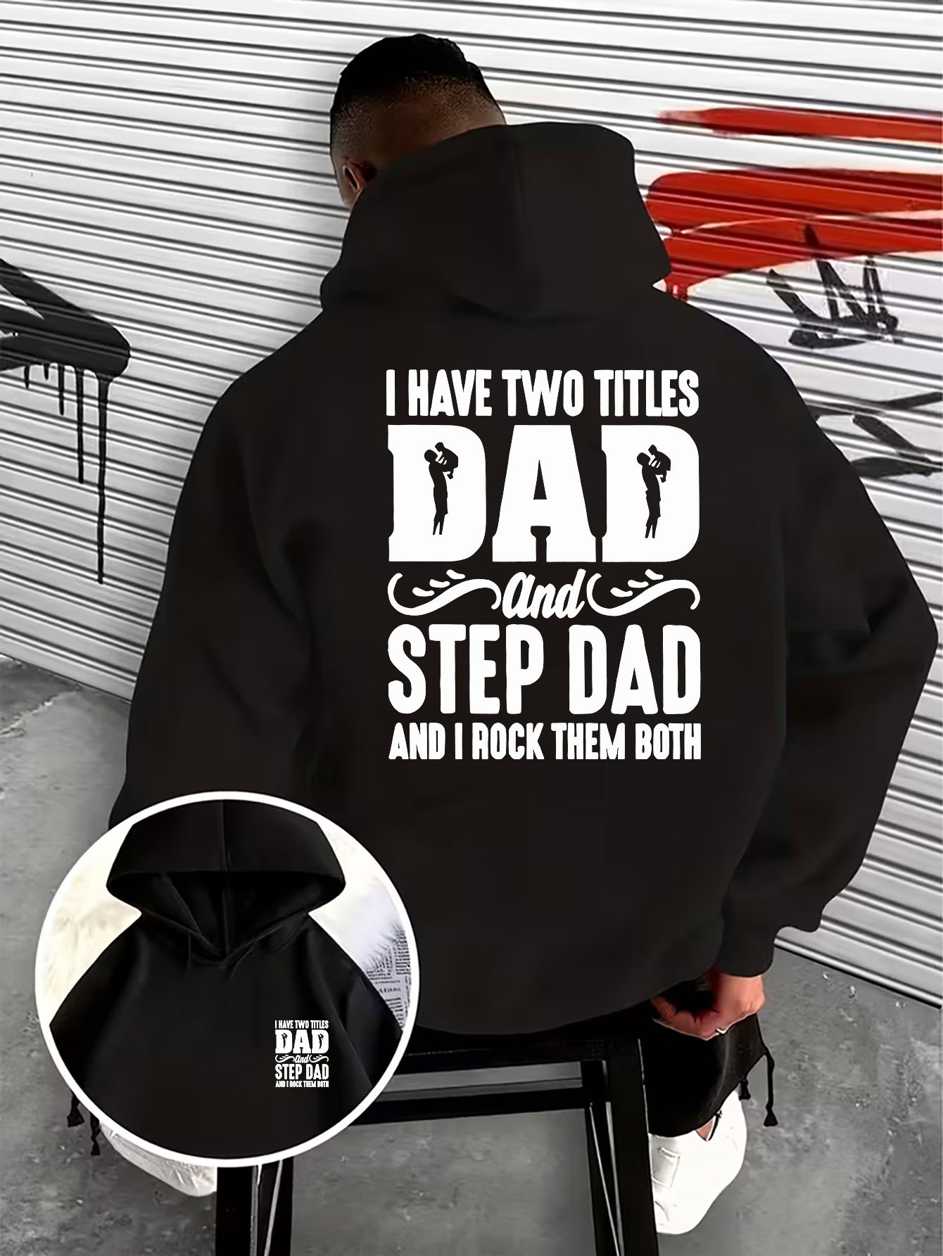 Street Fashion Logo Design - Sweat à capuche pour hommes, modèle