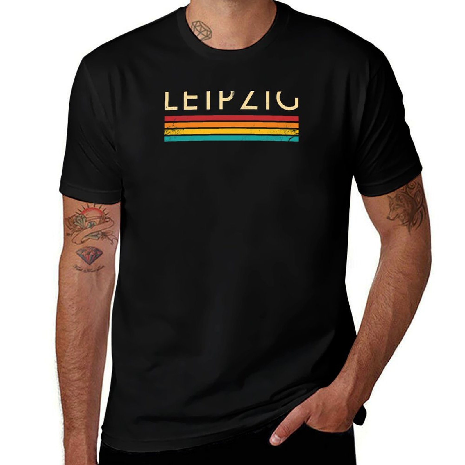 Street Fashion Name - T-shirt Souvenir Rétro Vintage avec le
