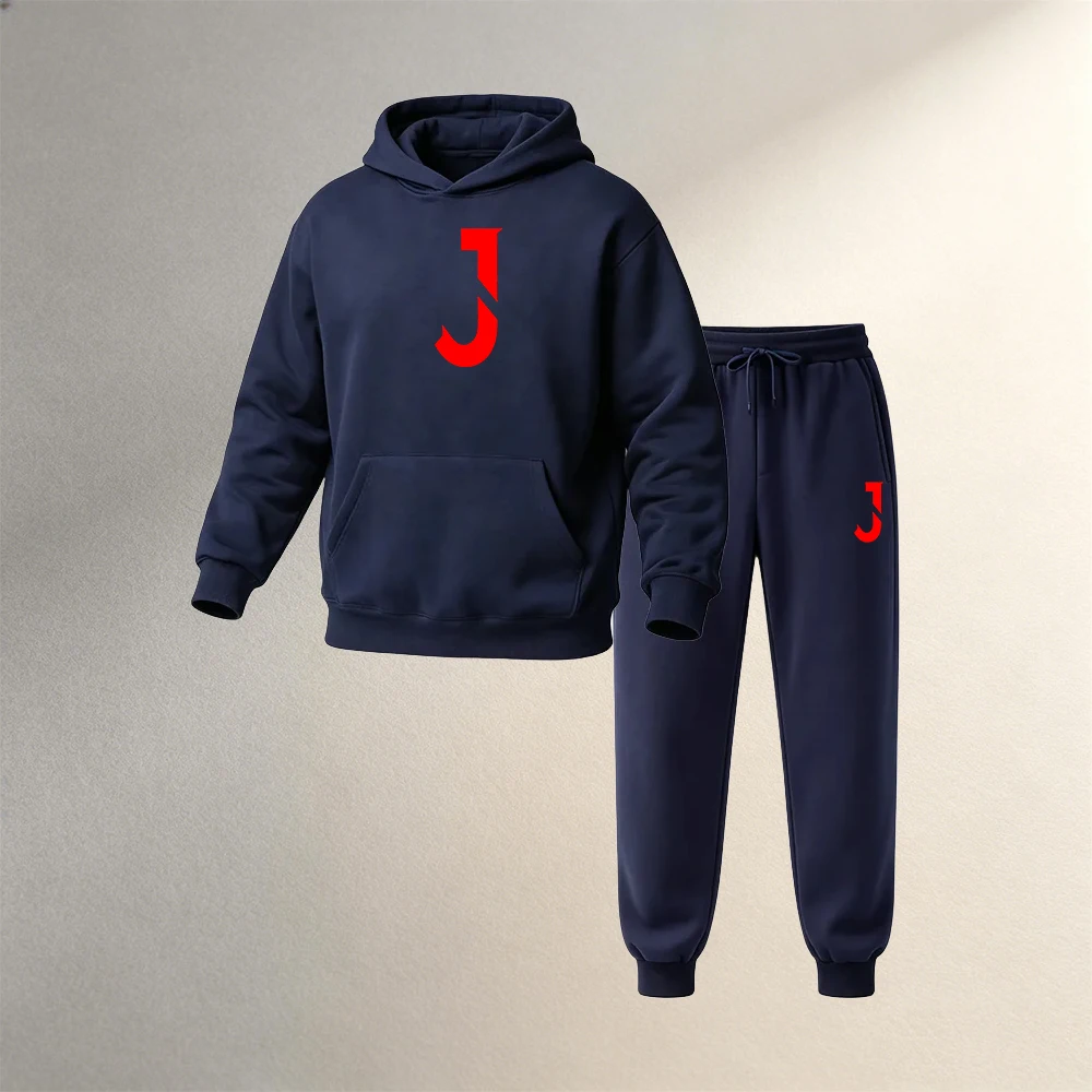 Street Fashion Men - Ensemble 2 pièces pour hommes, automne-hiver,
