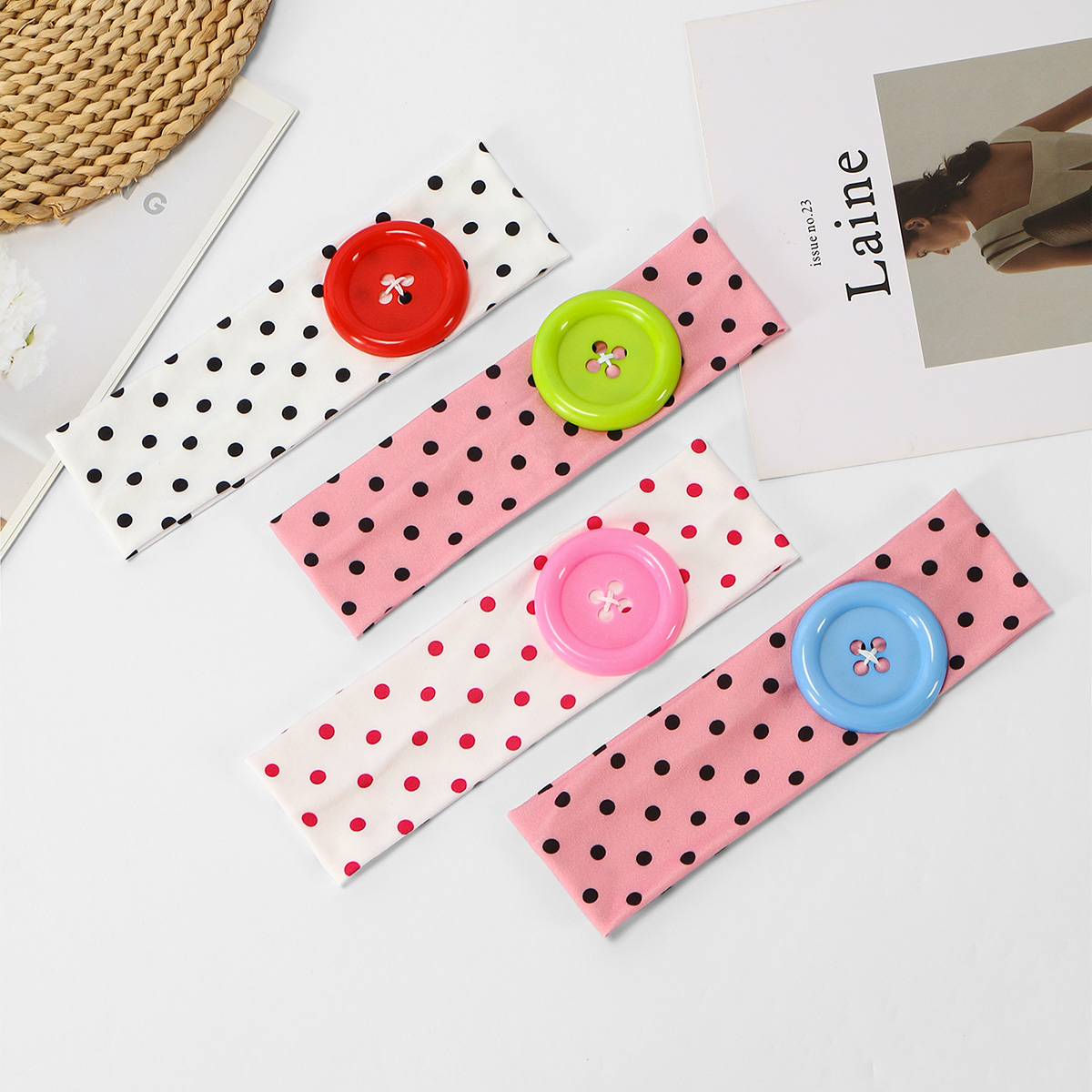 Street Fashion Korean Girl - Bandeau de cheveux tendance pour femme,
