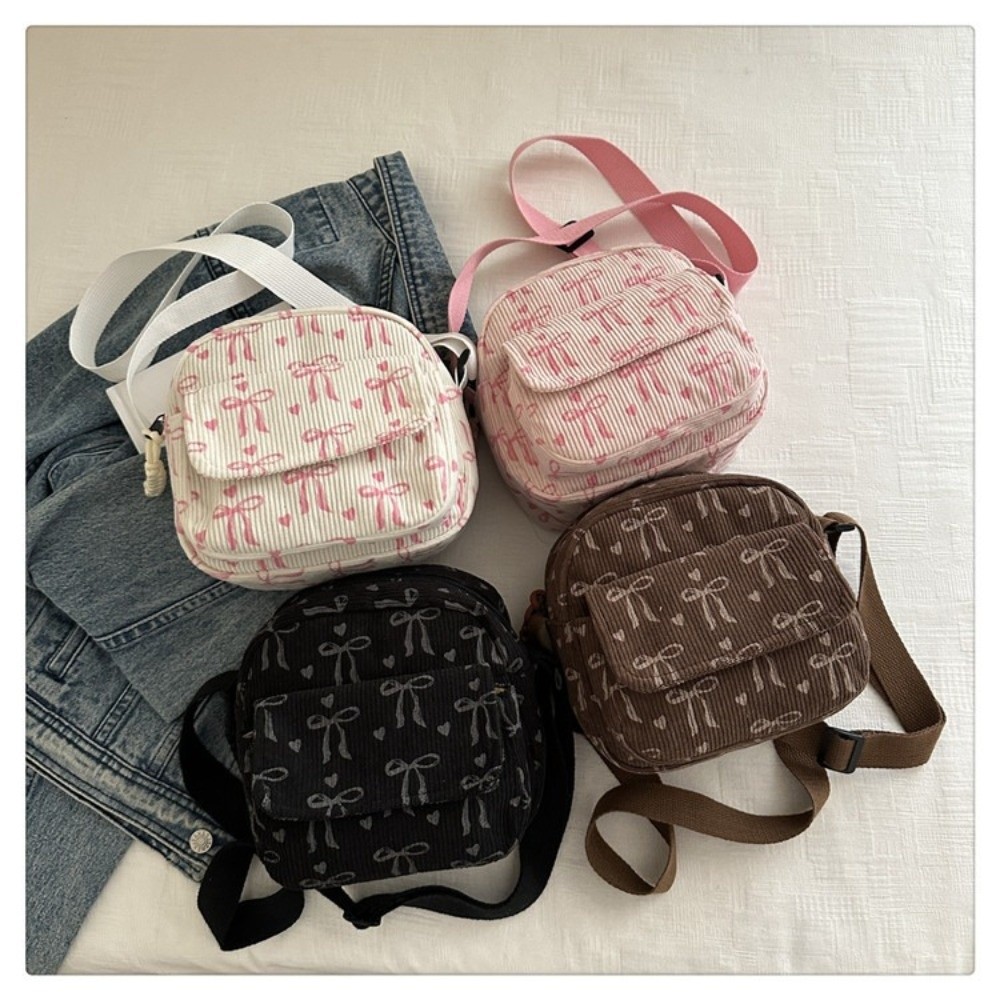 Street Fashion Korean Girl - Petit sac à bandoulière en velours