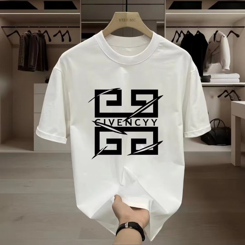 Street Fashion Logo Design - T-shirt imprimé logo GIVENCY pour homme