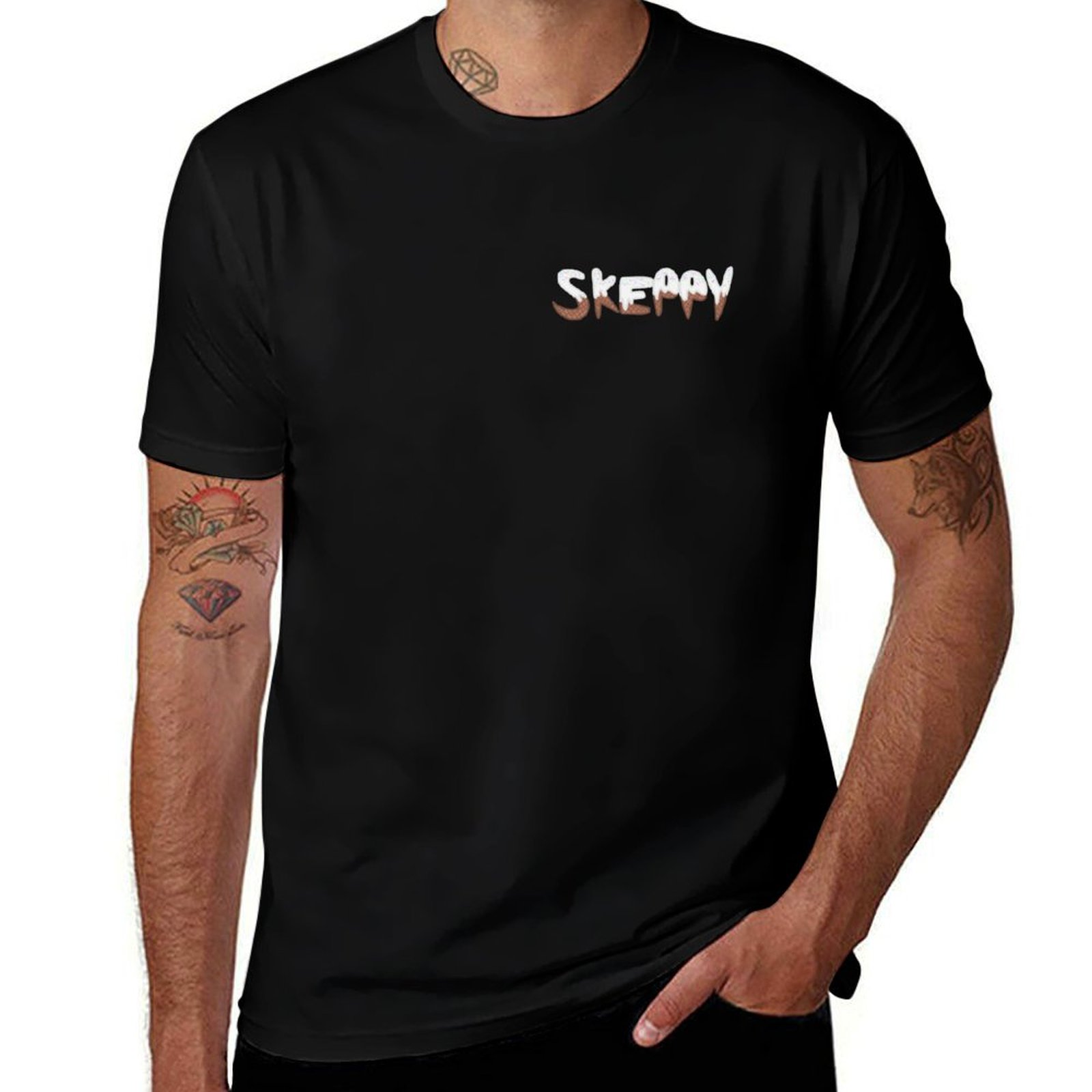 Street Fashion Name - T-shirt Skeppy (nom) motif crème glacée,