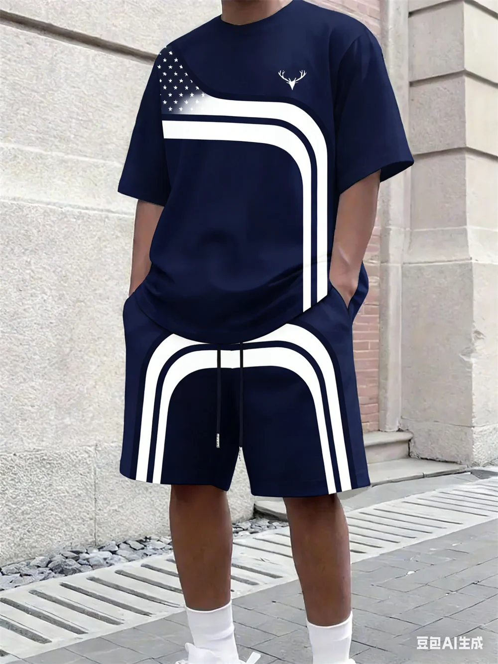 Street Fashion Clothing - Ensemble T-shirt et Short Homme Été