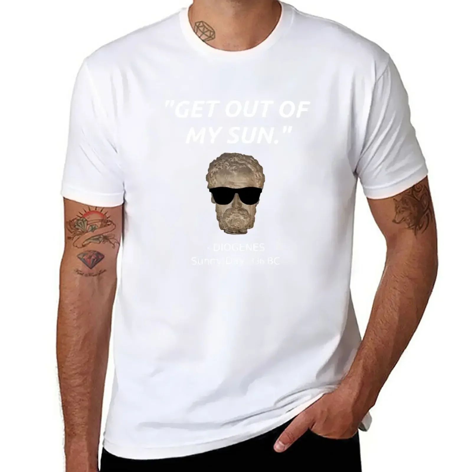 Street Fashion History - T-shirt drôle avec citation de Diogène,