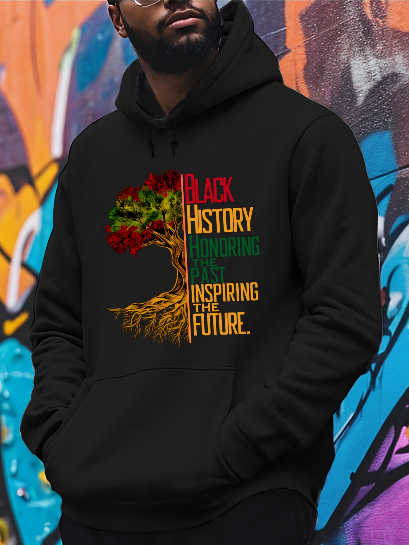 Street Fashion History - Sweat-shirt à capuche pour homme, imprimé