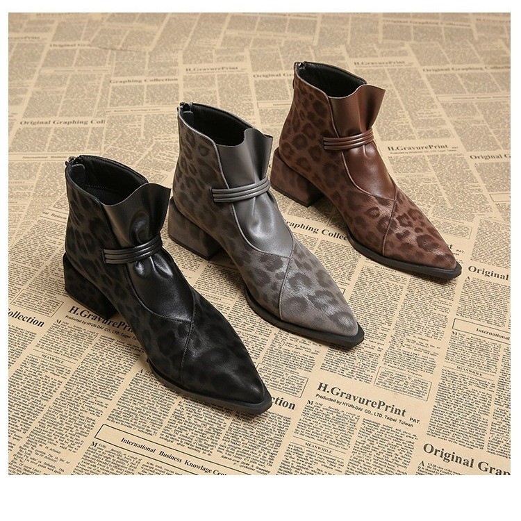Bottines courtes à bout pointu - French Street Fashion avis et prix