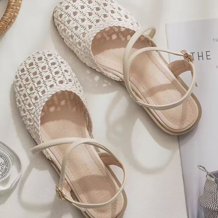 Sandales fermées de style fran - French Street Fashion avis et prix