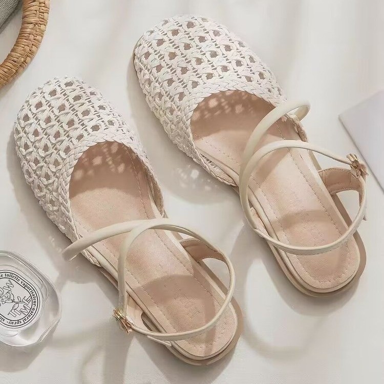 Sandales fermées de style fran - French Street Fashion avis et prix