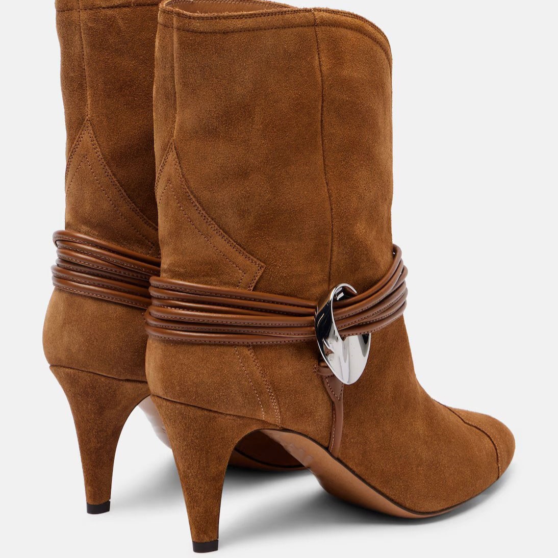 Bottines occidentales en daim  - Street Fashion Look avis et prix