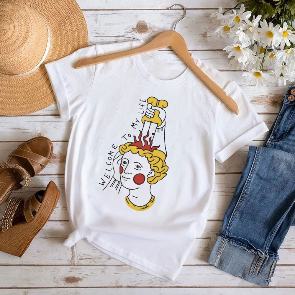 T-shirt d'art médiéval, bienve - Street Fashion History avis et prix