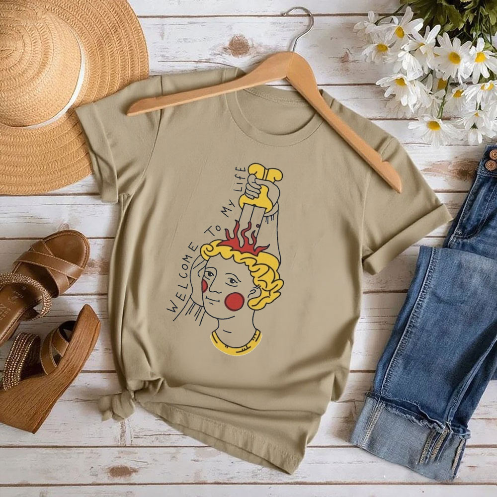 T-shirt d'art médiéval, bienve - Street Fashion History avis et prix