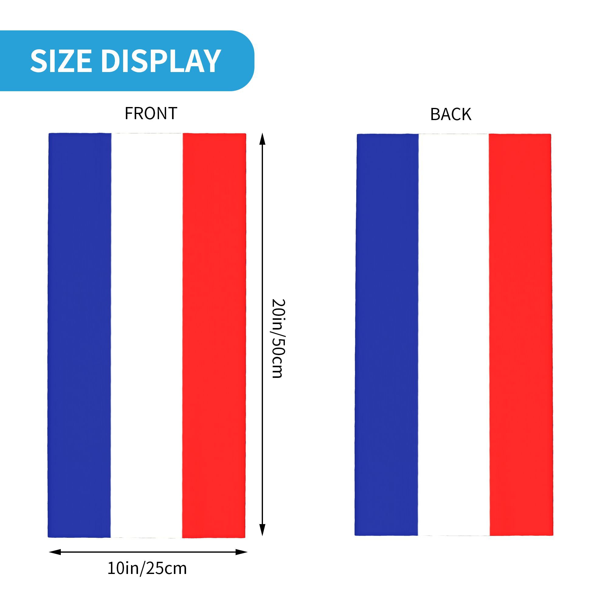 Bandana personnalisé drapeau f - French Street Fashion avis et prix
