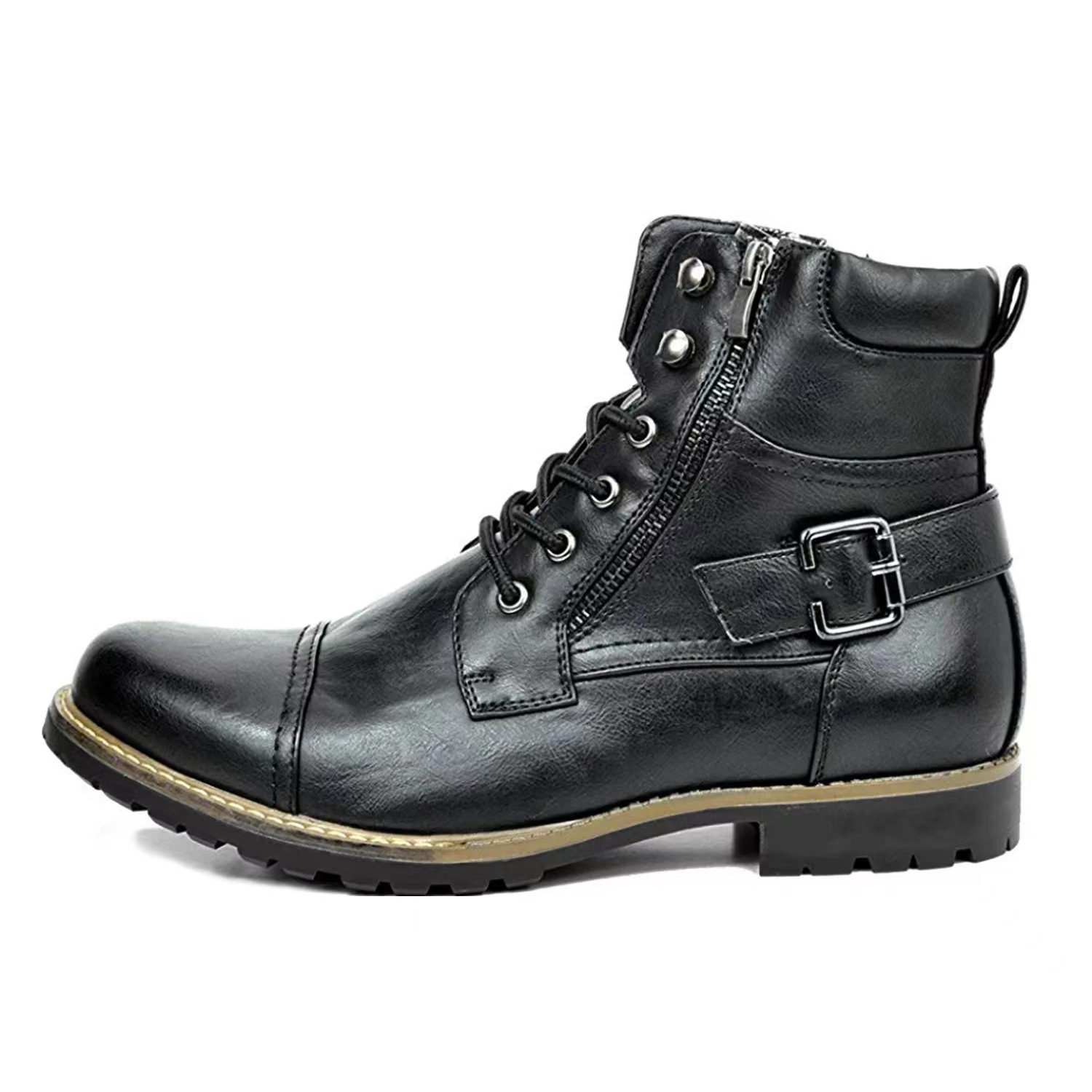 Bottines en cuir multicolores  - Street Fashion Look avis et prix