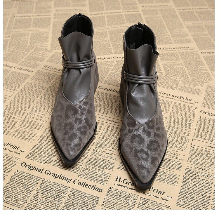 Bottines courtes à bout pointu - French Street Fashion avis et prix