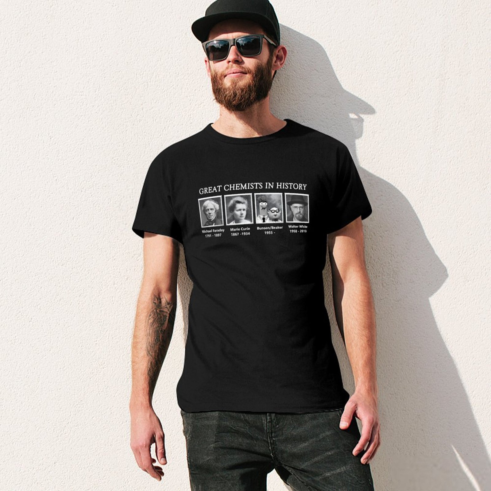 T-shirt Great Chemists In Hist - Street Fashion History avis et prix