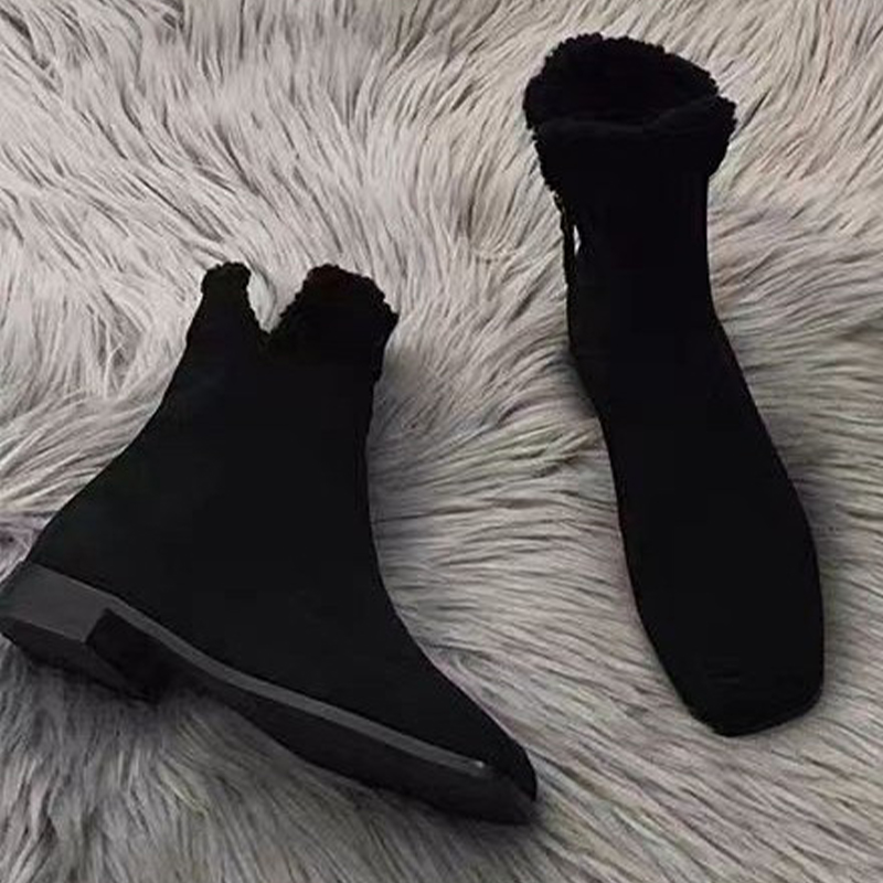 Nouvelles Bottes Courtes en Fo - Street Fashion Clothing avis et prix