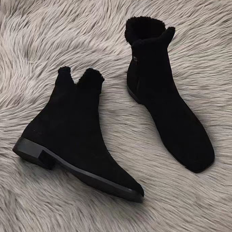 Nouvelles Bottes Courtes en Fo - Street Fashion Clothing avis et prix