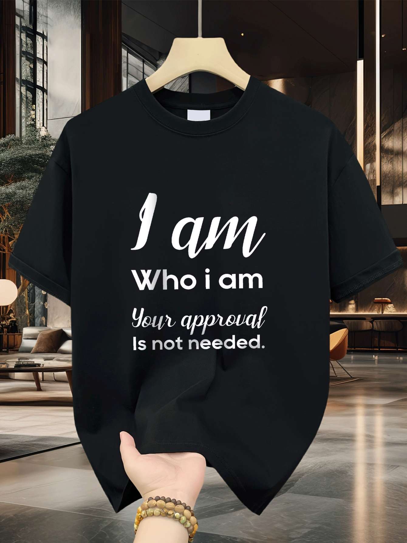 T-shirt imprimé pour hommes av - Street Fashion Quotes avis et prix