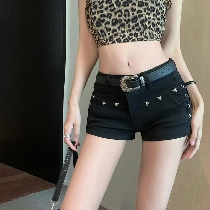 Shorts en jean Y2K taille bass - Street Fashion Korean Girl avis et prix