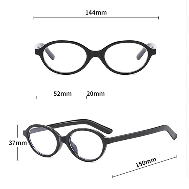 1 paire de lunettes ovales tra - Street Fashion Logo Design avis et prix
