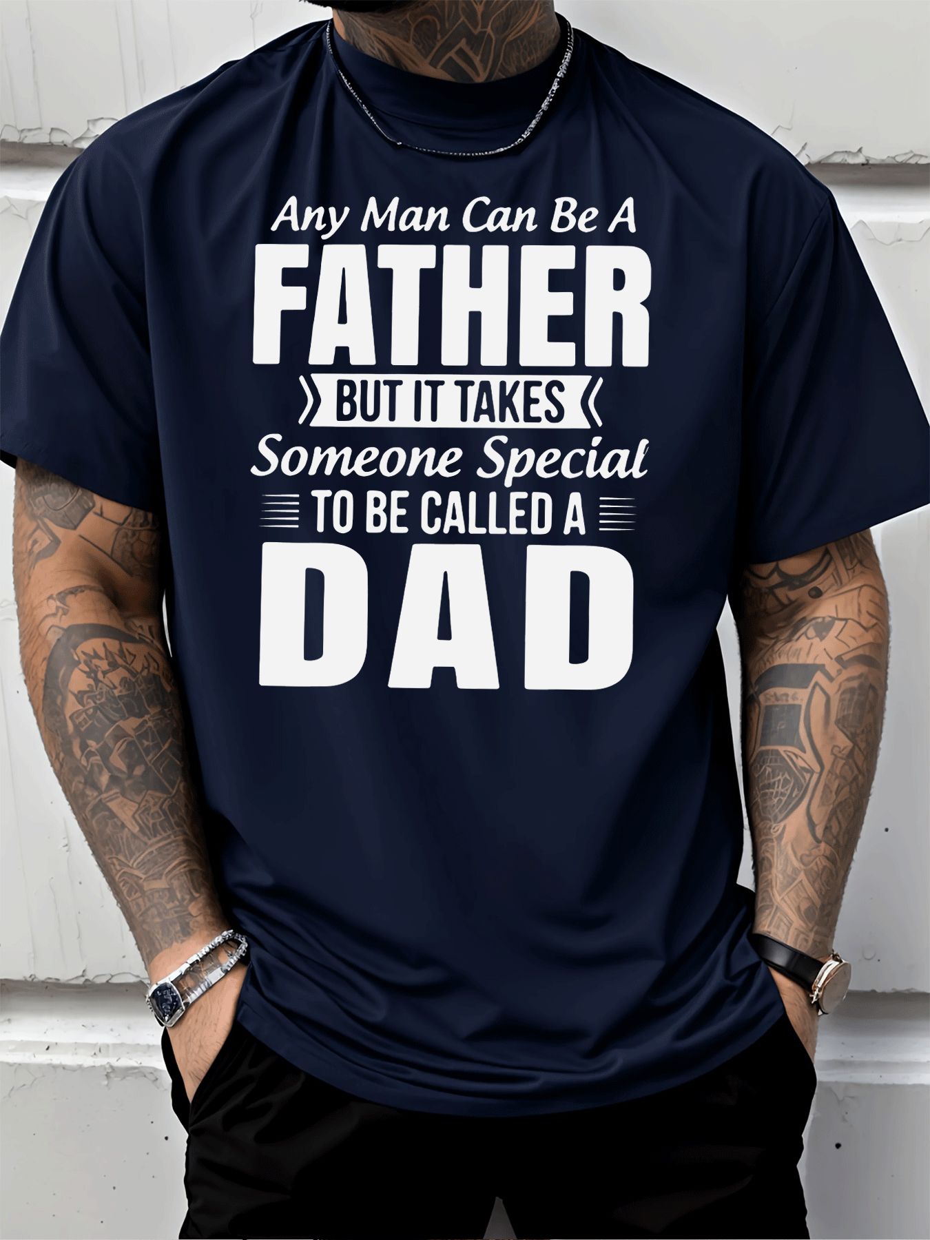 T-shirt classique à col rond a - Street Fashion Quotes avis et prix