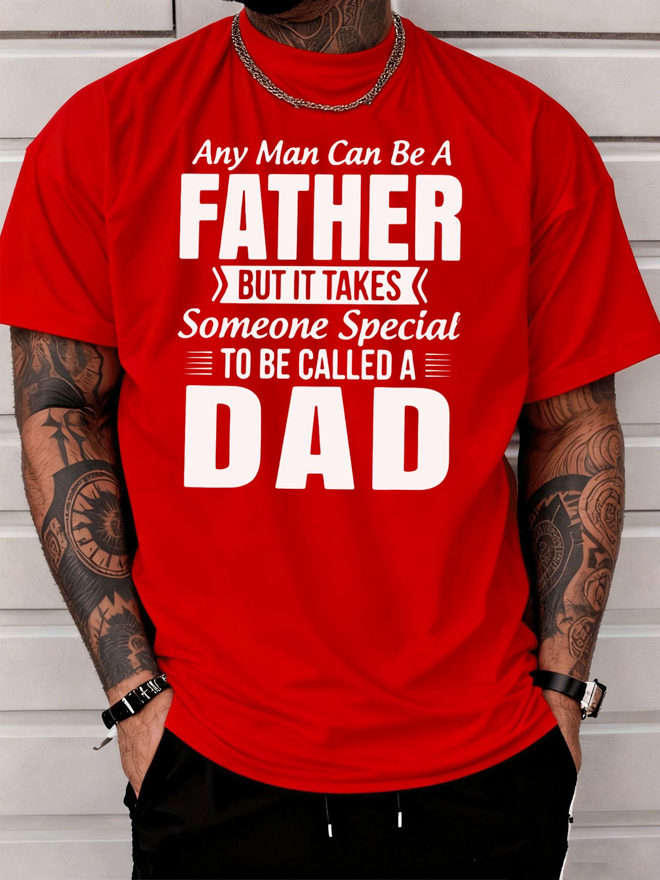 T-shirt classique à col rond a - Street Fashion Quotes avis et prix