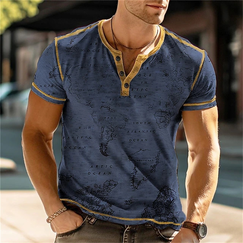 Chemises Henry pour hommes, t- - Street Fashion Men avis et prix