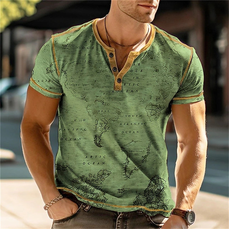 Chemises Henry pour hommes, t- - Street Fashion Men avis et prix