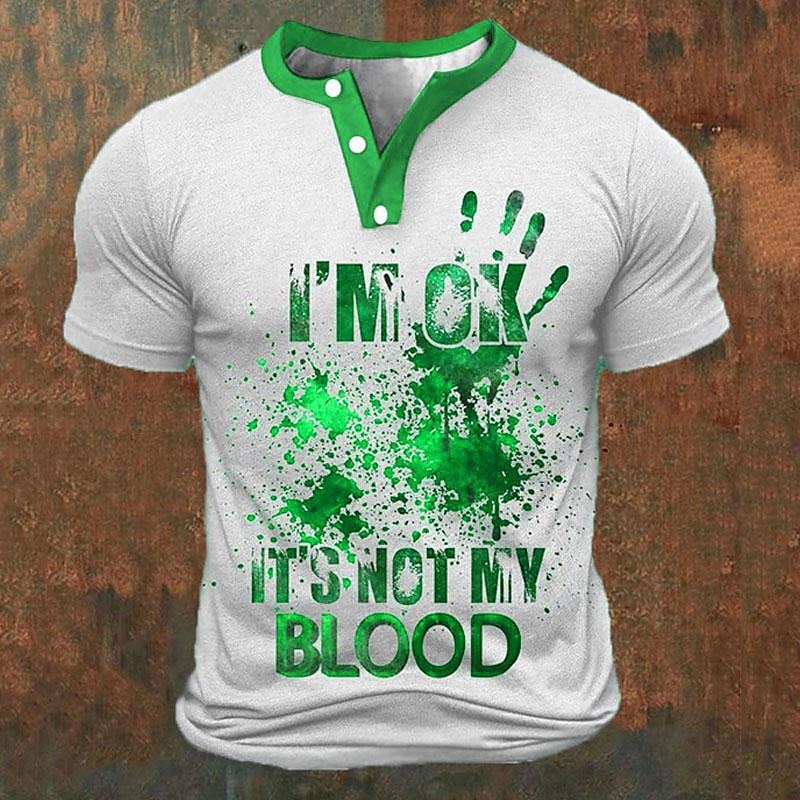 T-shirts Henley pour hommes av - Street Fashion Clothing avis et prix