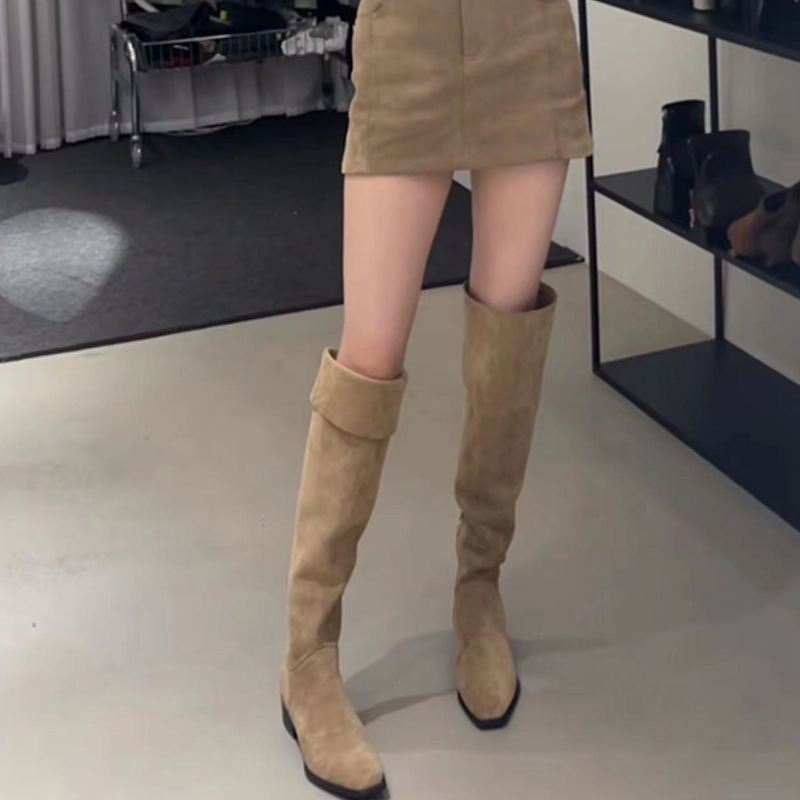 Femmes élastique minceur daim  - Street Fashion Female avis et prix